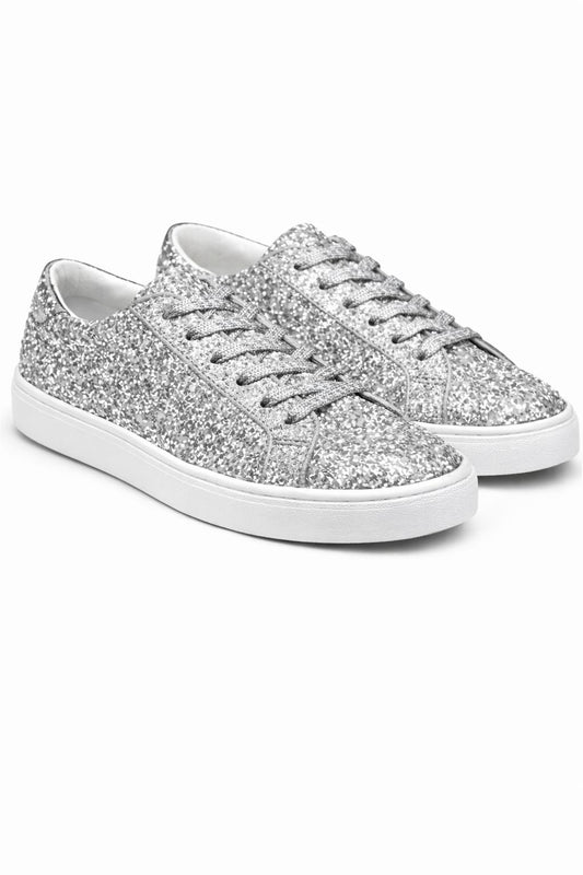 Unisex Silver Glitter
